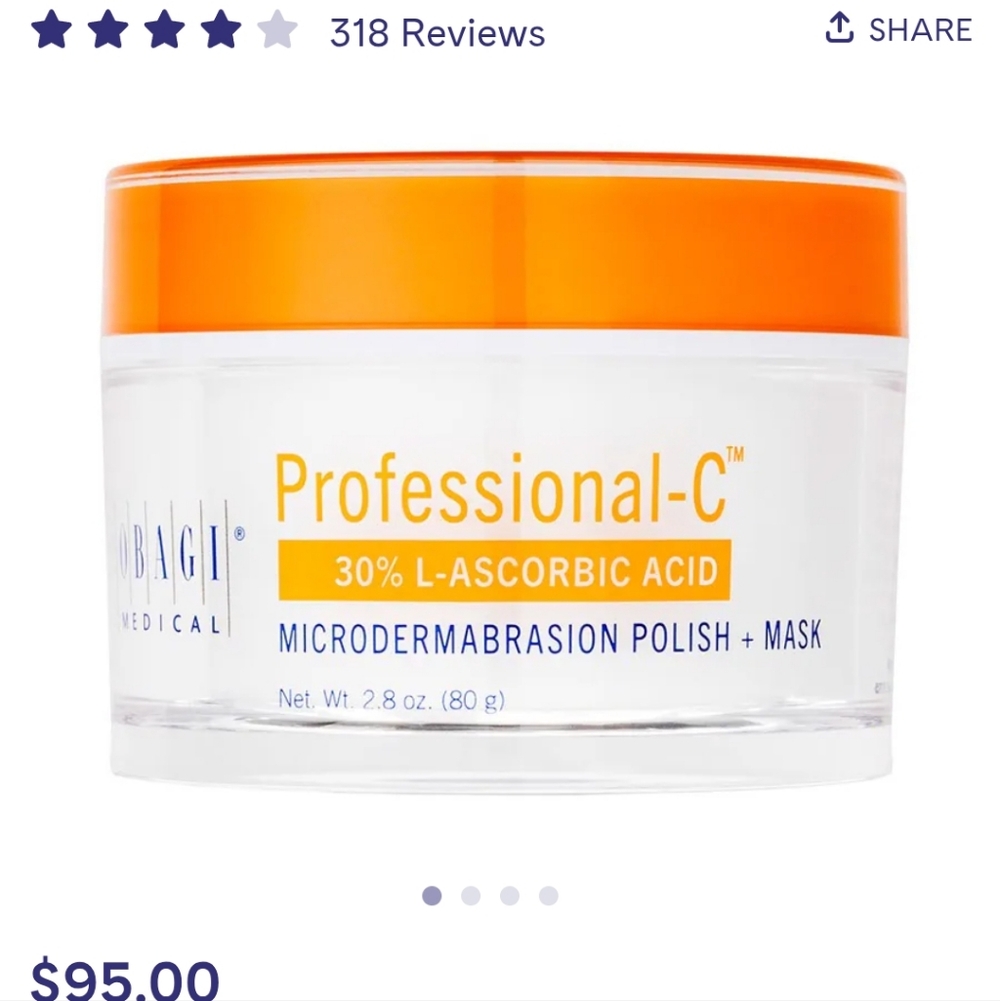 Obagi Professional-C Polish + Mask in Orange and White